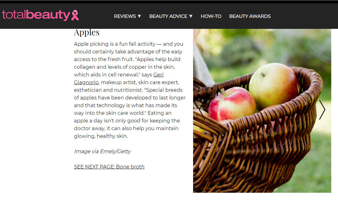 GERI G.® featured in Total Beauty