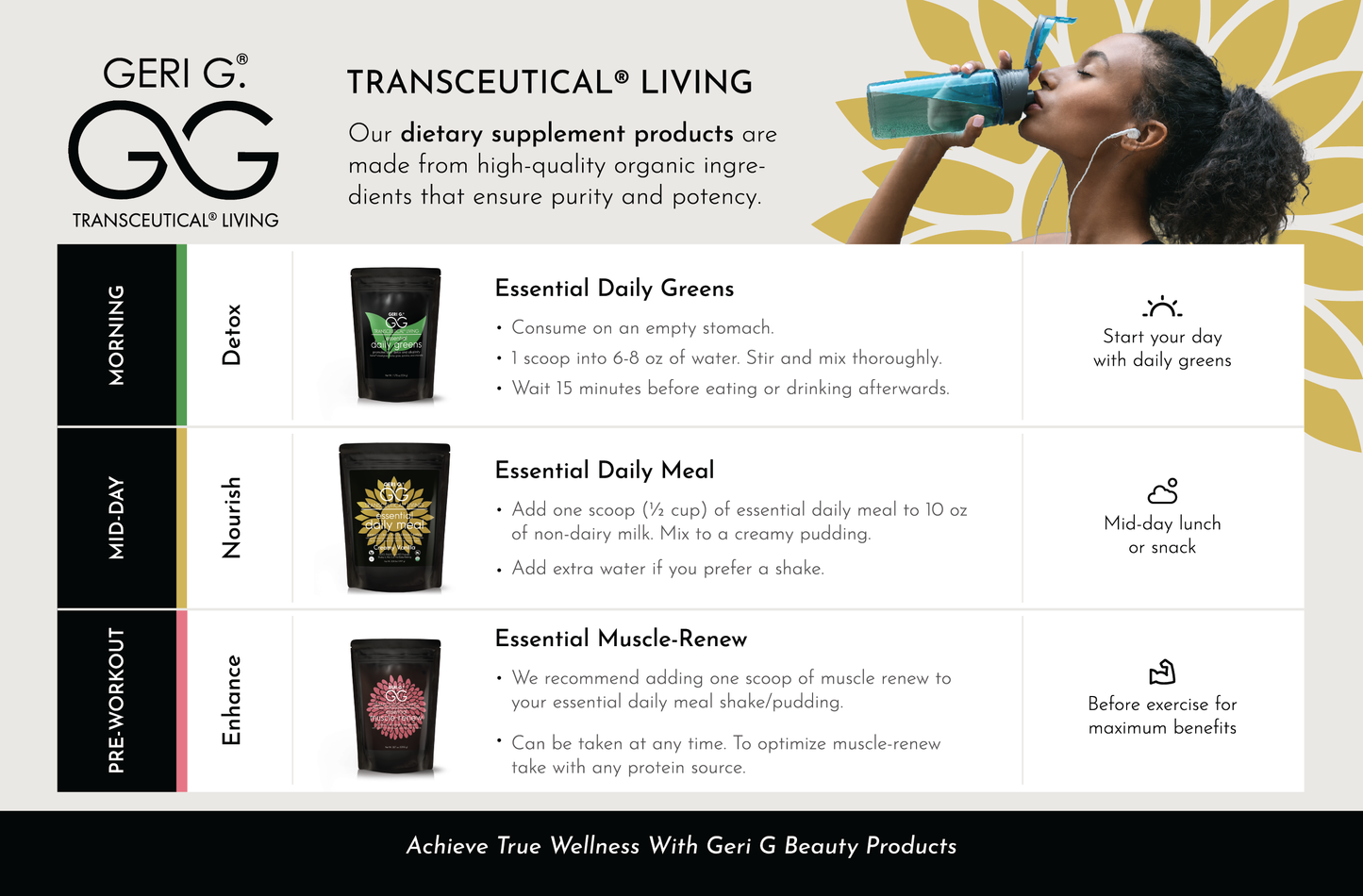 essential "Daily" wellness trio