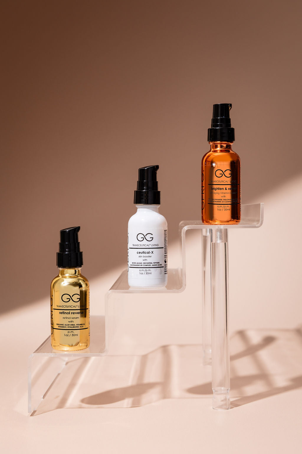 Advanced Serum Collection -Ceutical X, Brighten & Renew, Retinol Reverse