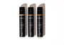 Three bottles of GERI G flawless foundation on a white background