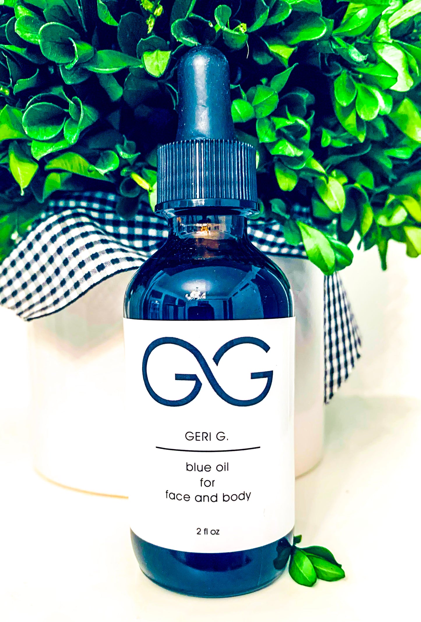 Geri G. Beauty blue oil head to toe soothes and hydrates all skins