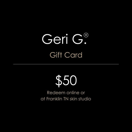 Geri G. Beauty $50 GERI G®. Online Gift Card